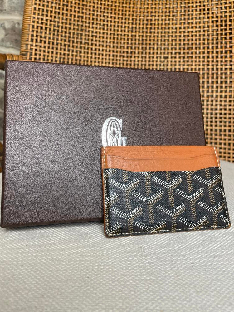 Goyard Leather Card Holder