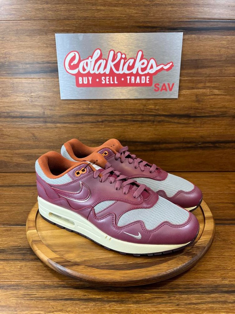 Nike Air Max 1 Patta Waves Rush Maroon (without Bracelet)