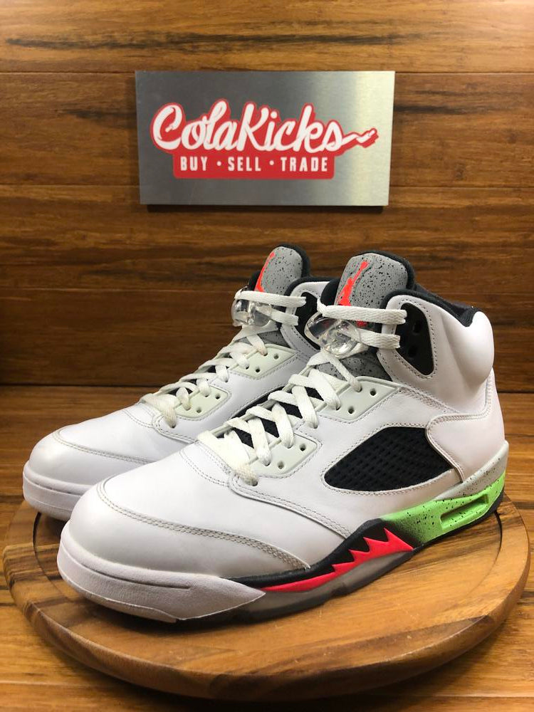 Jordan 5 Retro fashion Pro Stars/Poison Green Size 8.5 (Original Box)