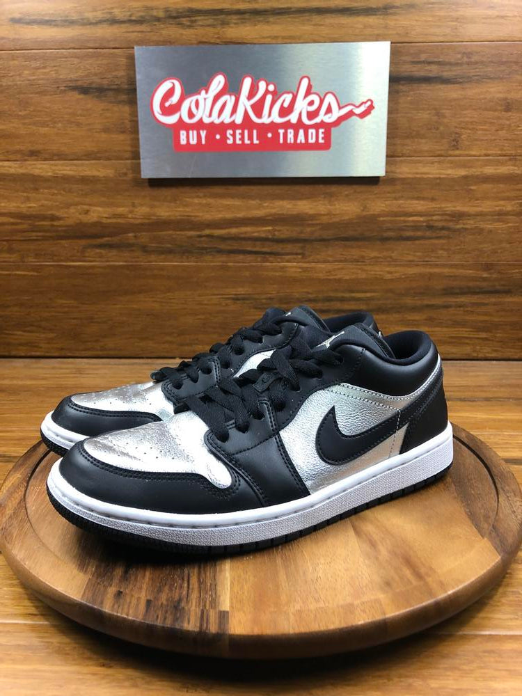 Jordan 1 Low SE Black Metallic Silver (Women's)