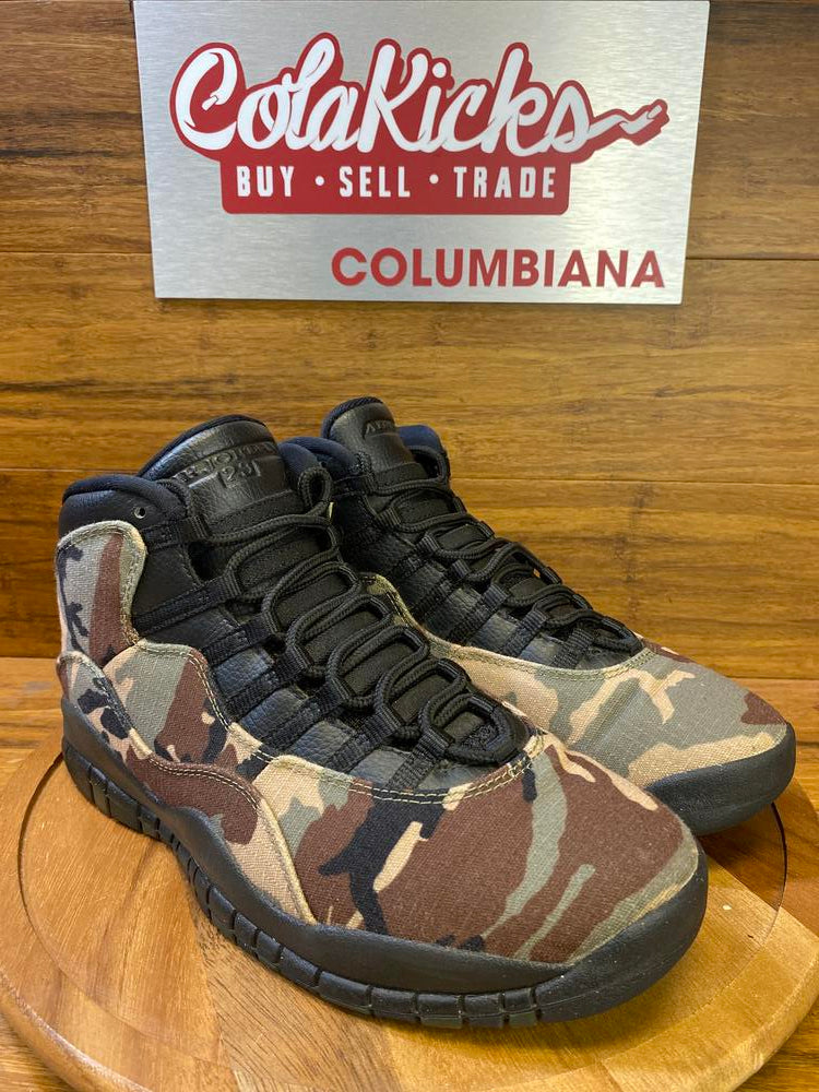 Jordan 10 Retro Woodland Camo