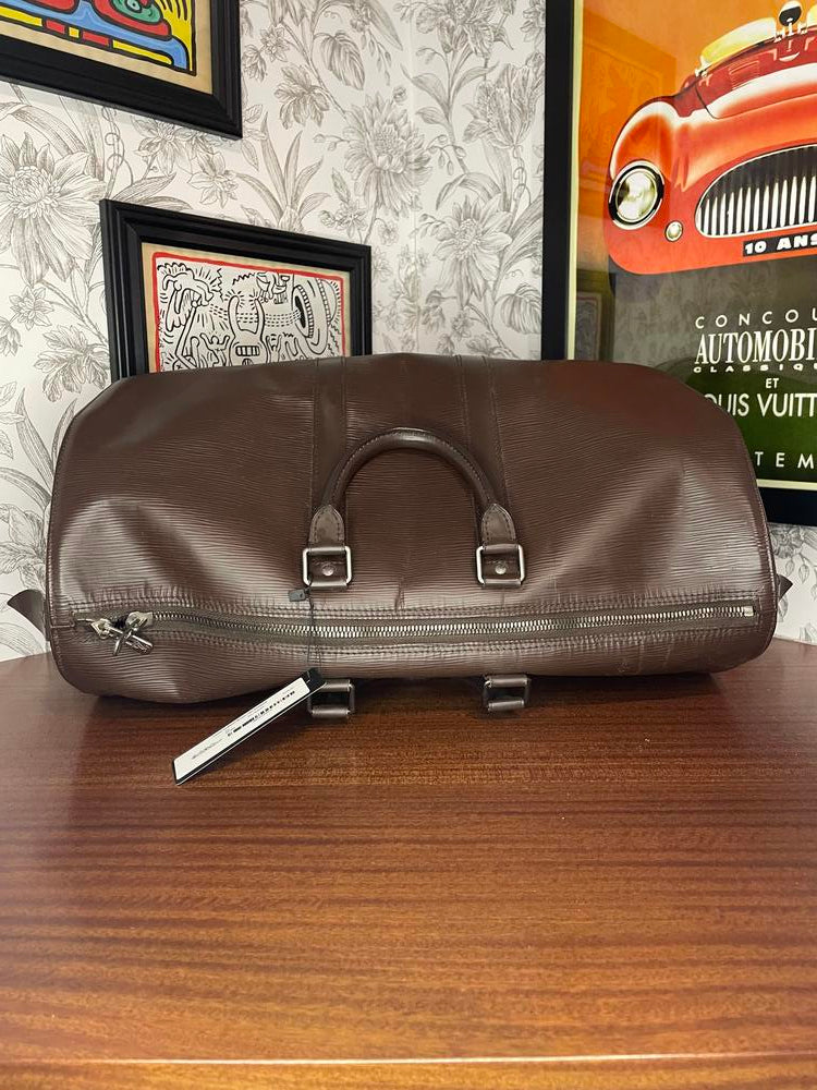 Louis Vuitton Brown Epi Keepall