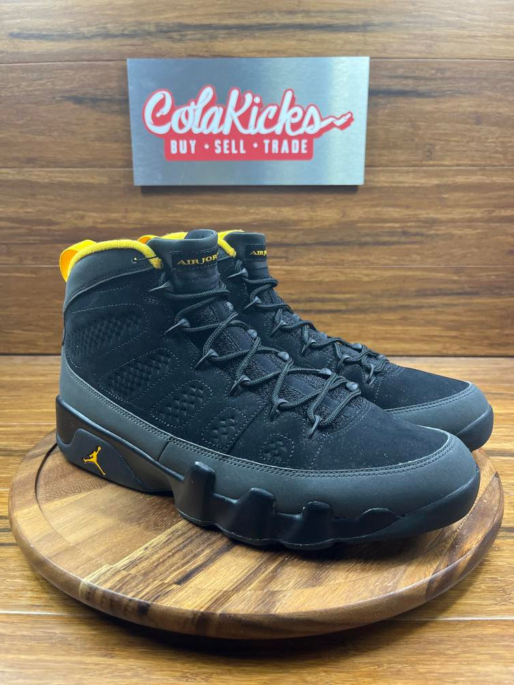 Jordan 9 Retro Dark Charcoal University Gold