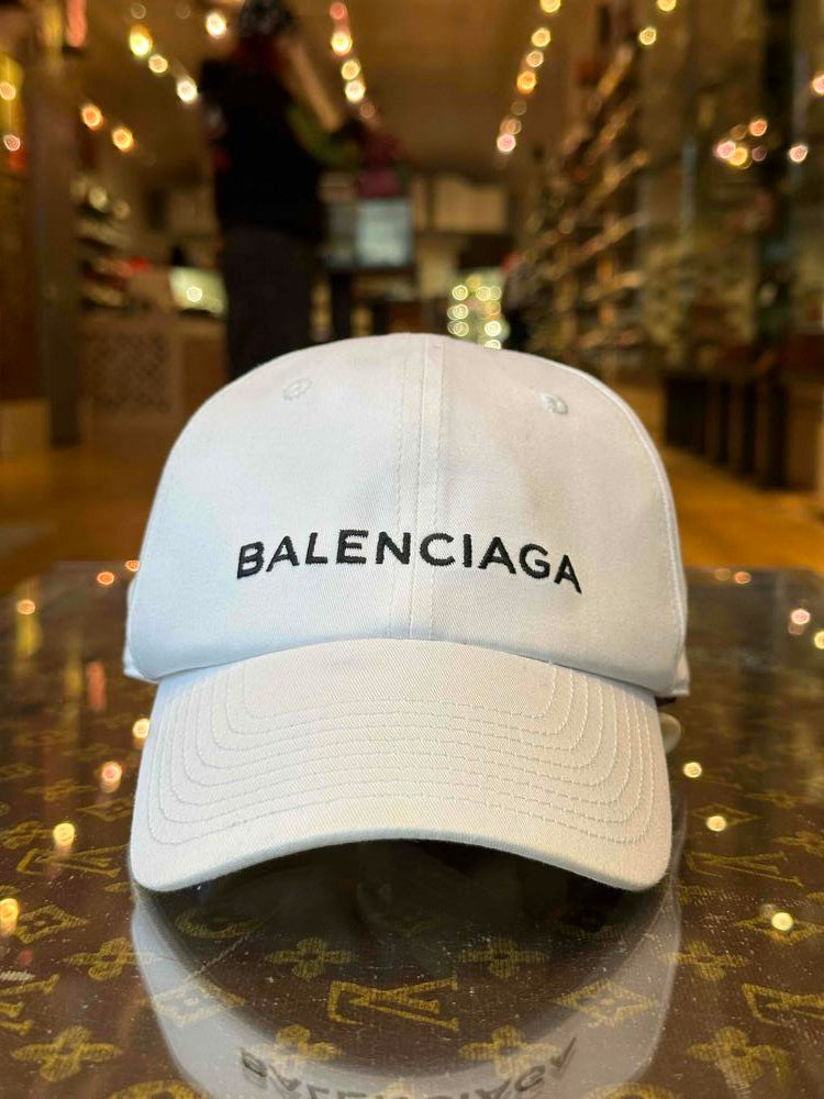 Balenciaga Baseball Cap White