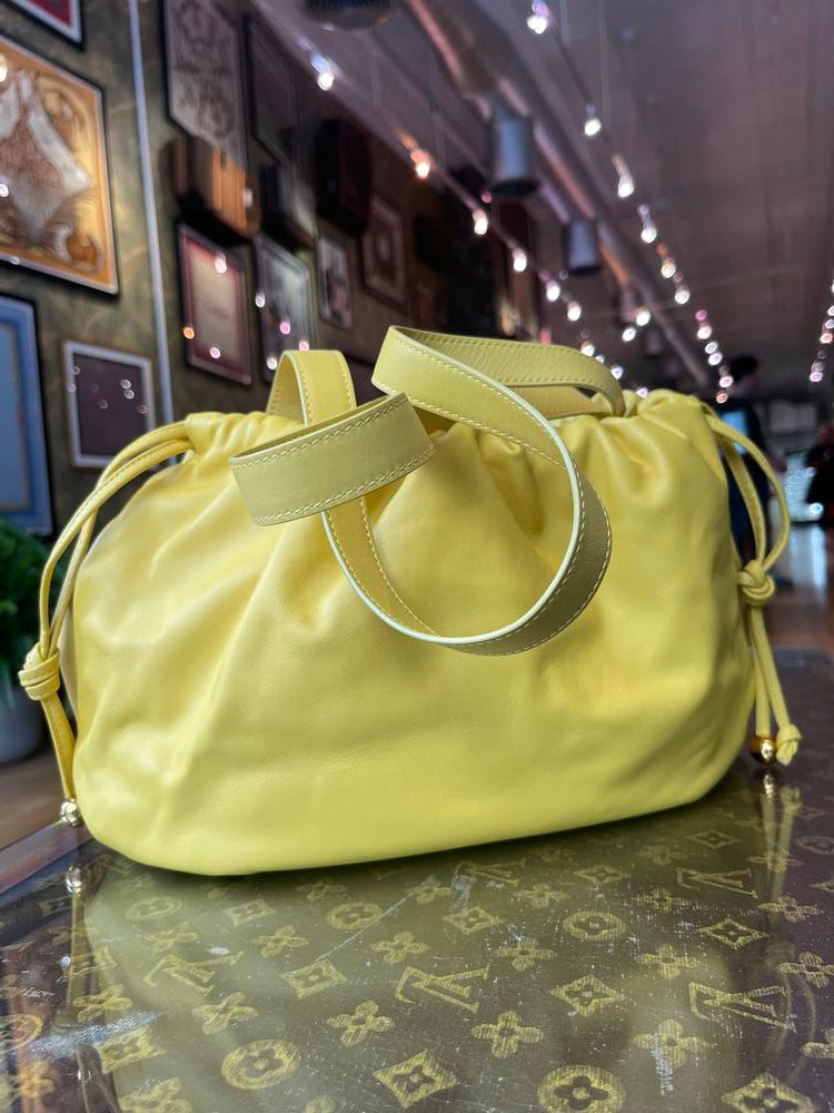 Bottega The Bulb Medium Shoulder Bag Yellow