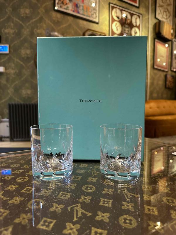 Tiffany & Co. Crystal Floret Wine/Whiskey Glass Set (4)