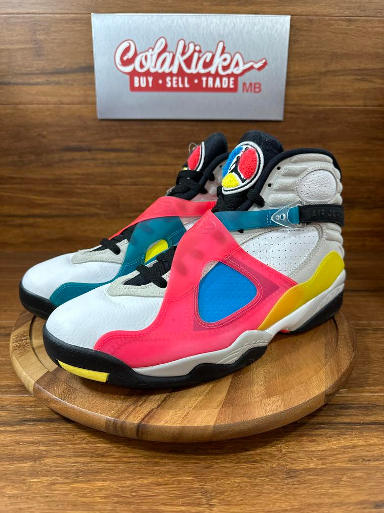 Jordan 8 SP Retro SE White Multicolor