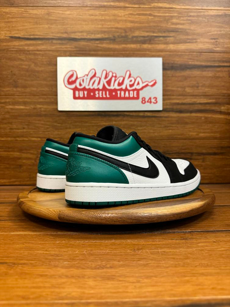 Jordan 1 Low White Black Mystic Green