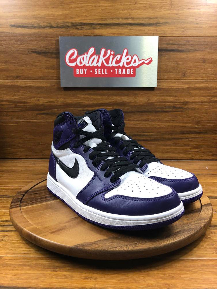 Jordan 1 Retro High Court Purple White