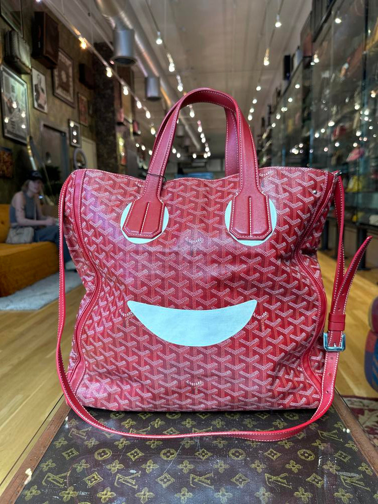 Goyard Voltaire Smile Tote Red