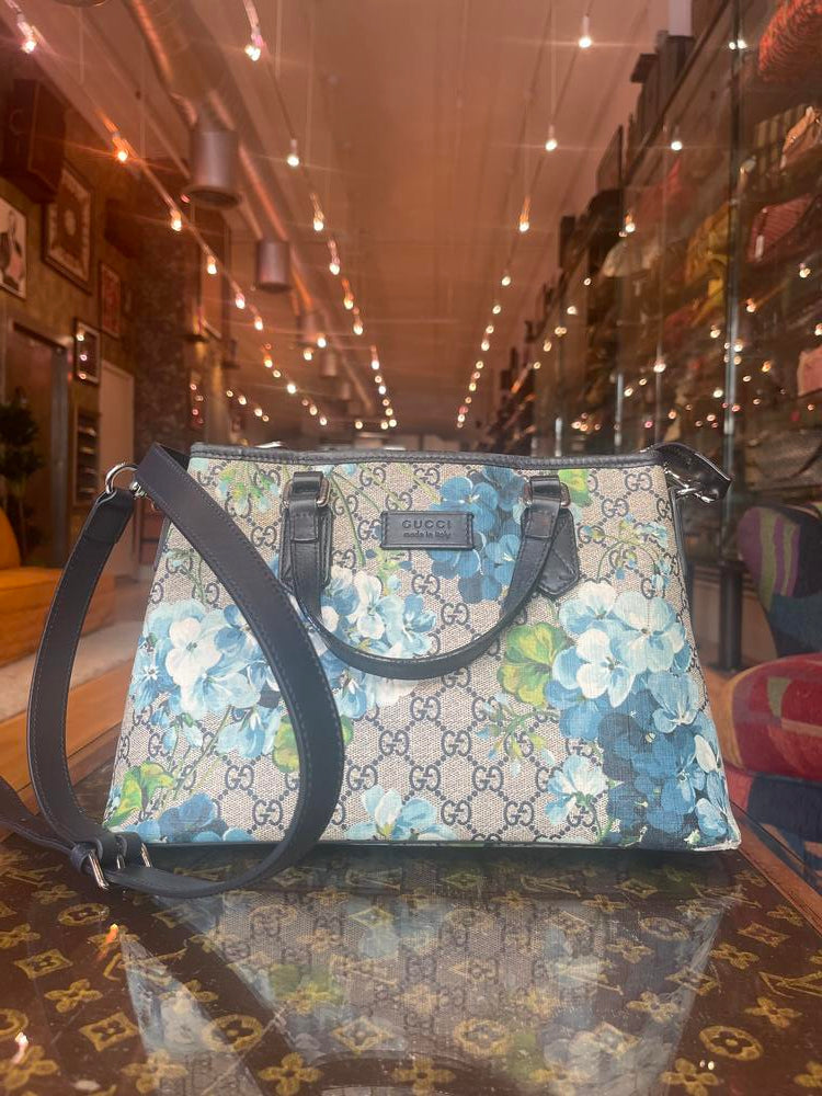 Gucci GG Bloom Handbag Blue