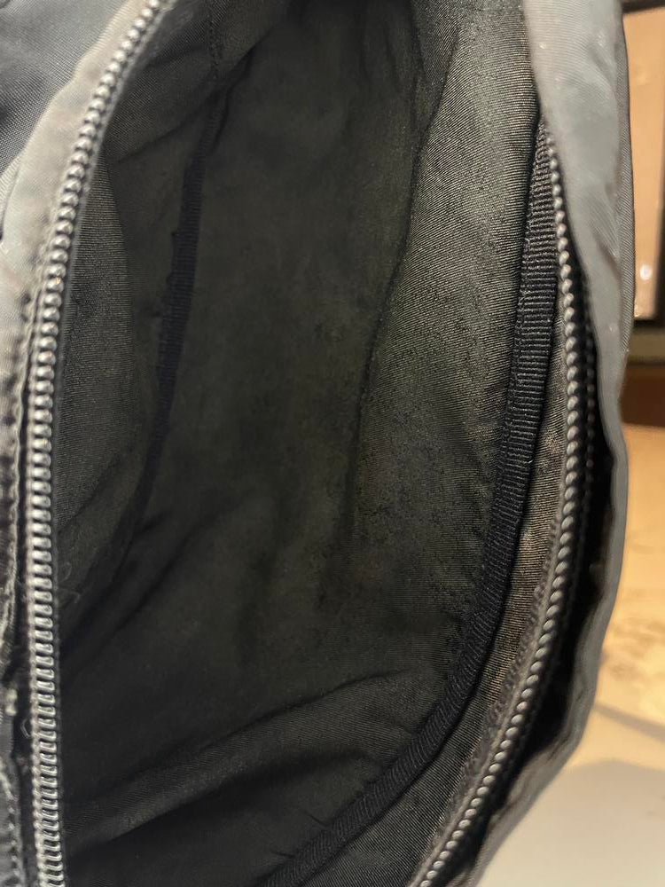 Prada Black Messenger Bag W/ Velcro Strap