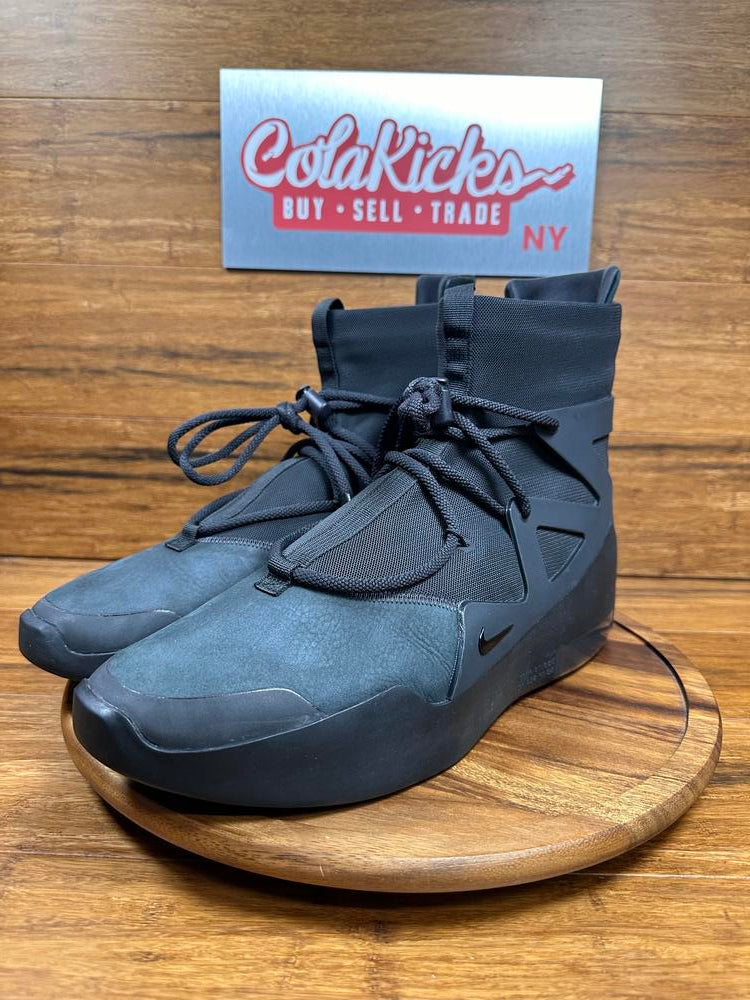 Nike Air Fear of God 1 Triple Black (Broken Zip)