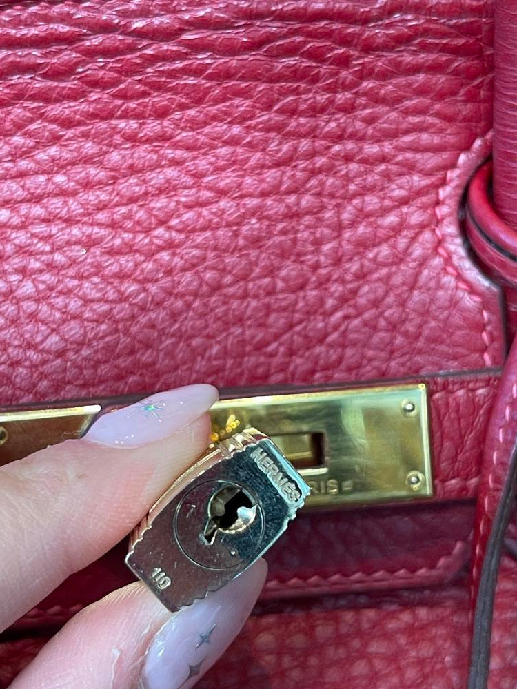 Hermes Birkin 30 Rubis Gold 1999