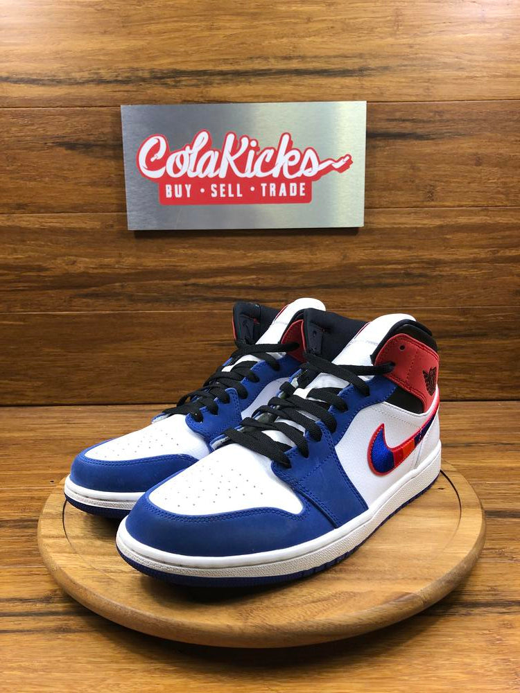 Jordan 1 Mid Multi-Color Swoosh