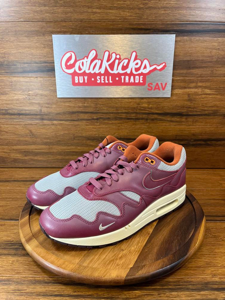 Nike Air Max 1 Patta Waves Rush Maroon (without Bracelet)