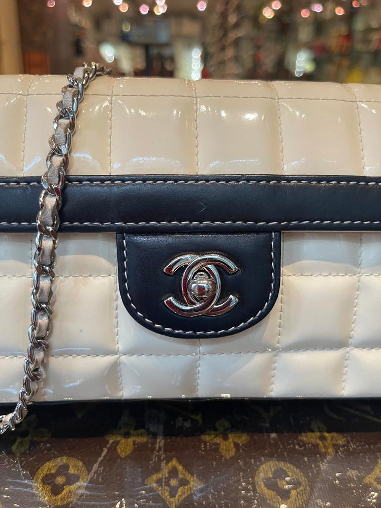 Chanel Square Quilt Flap Bag East West