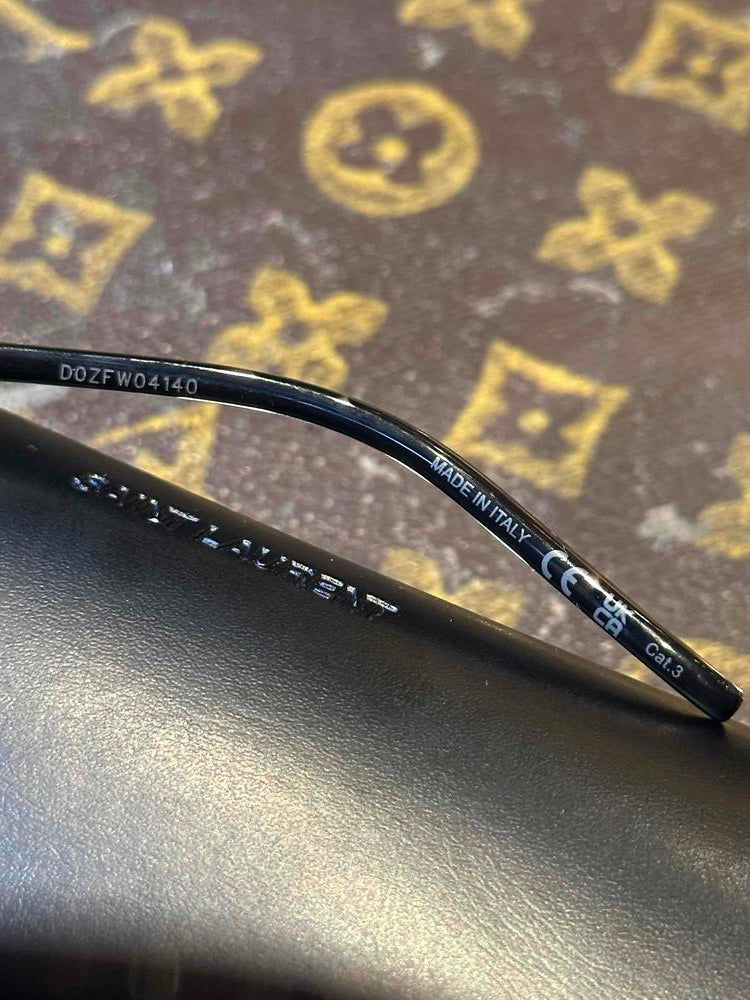 YSL Oversized Frame Sunglasses Black