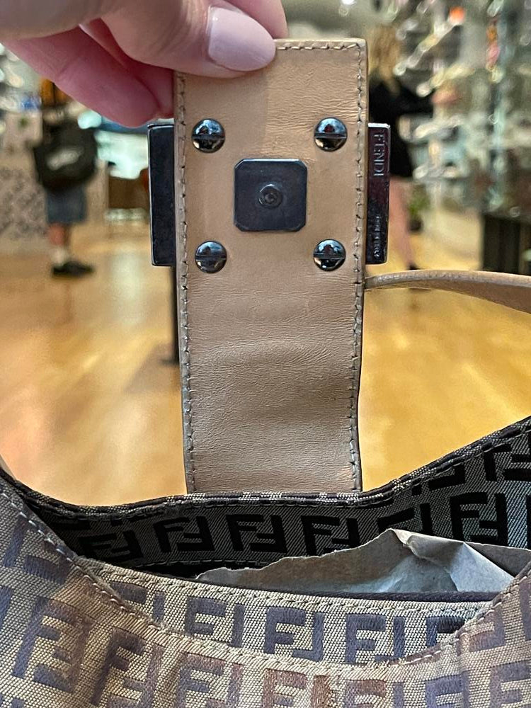 Fendi FF Mamma Baguette Brown