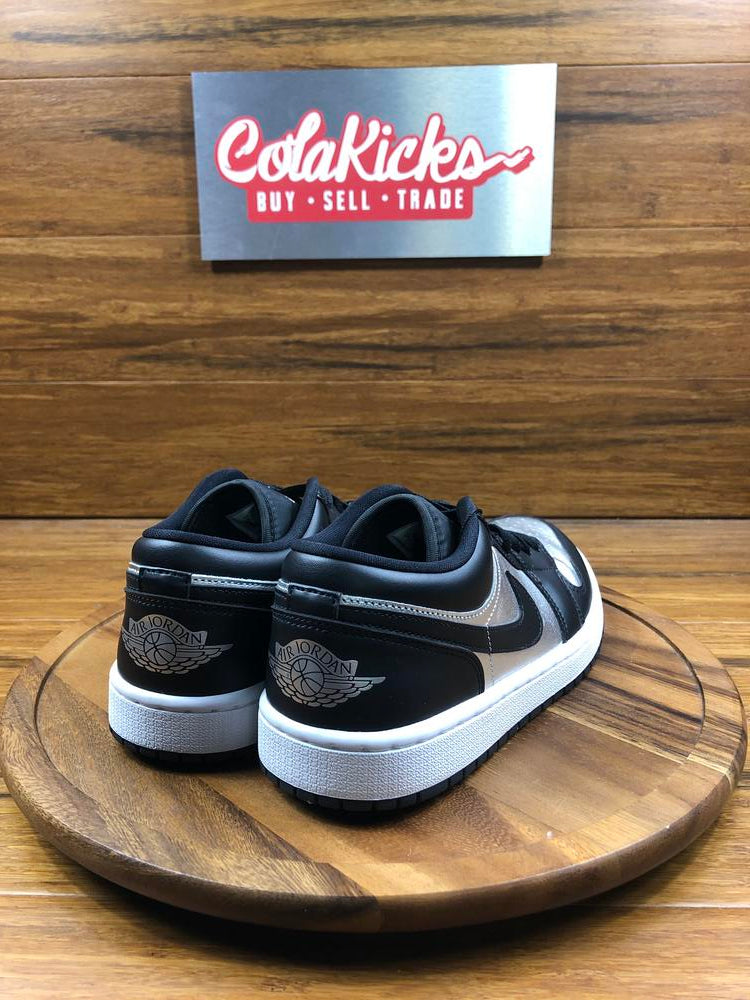 Jordan 1 Low SE Black Metallic Silver (Women's)