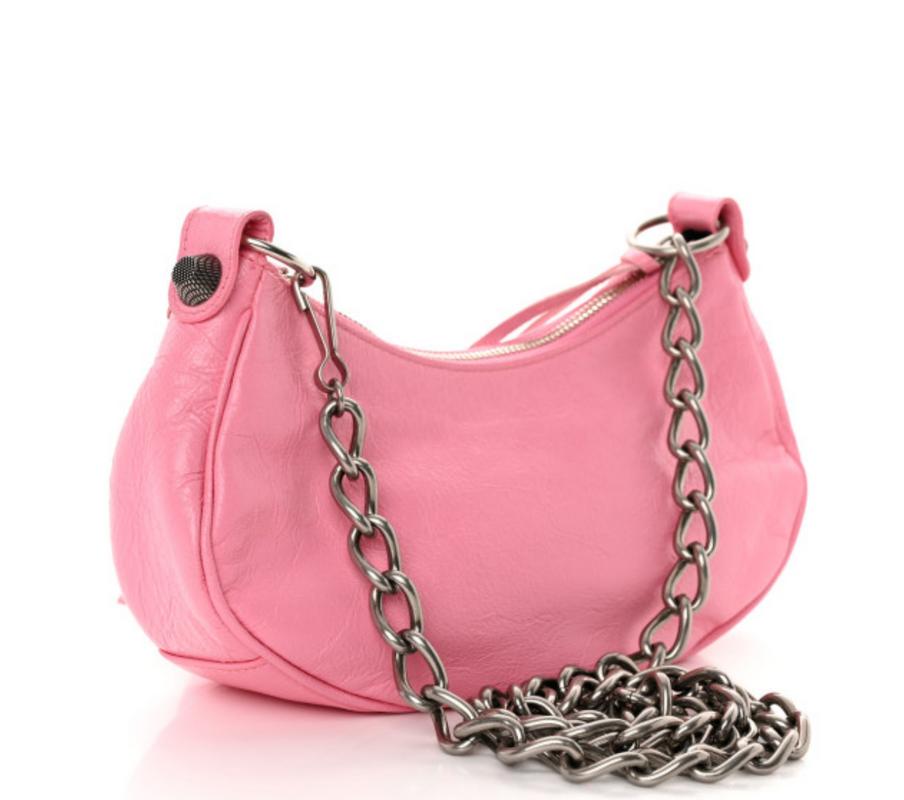 Balenciaga Le Cagole Shoulder Bag XS Pink