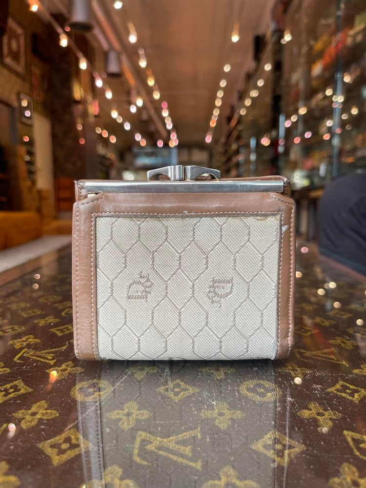 Dior Honeycomb Bifold Snap Wallet