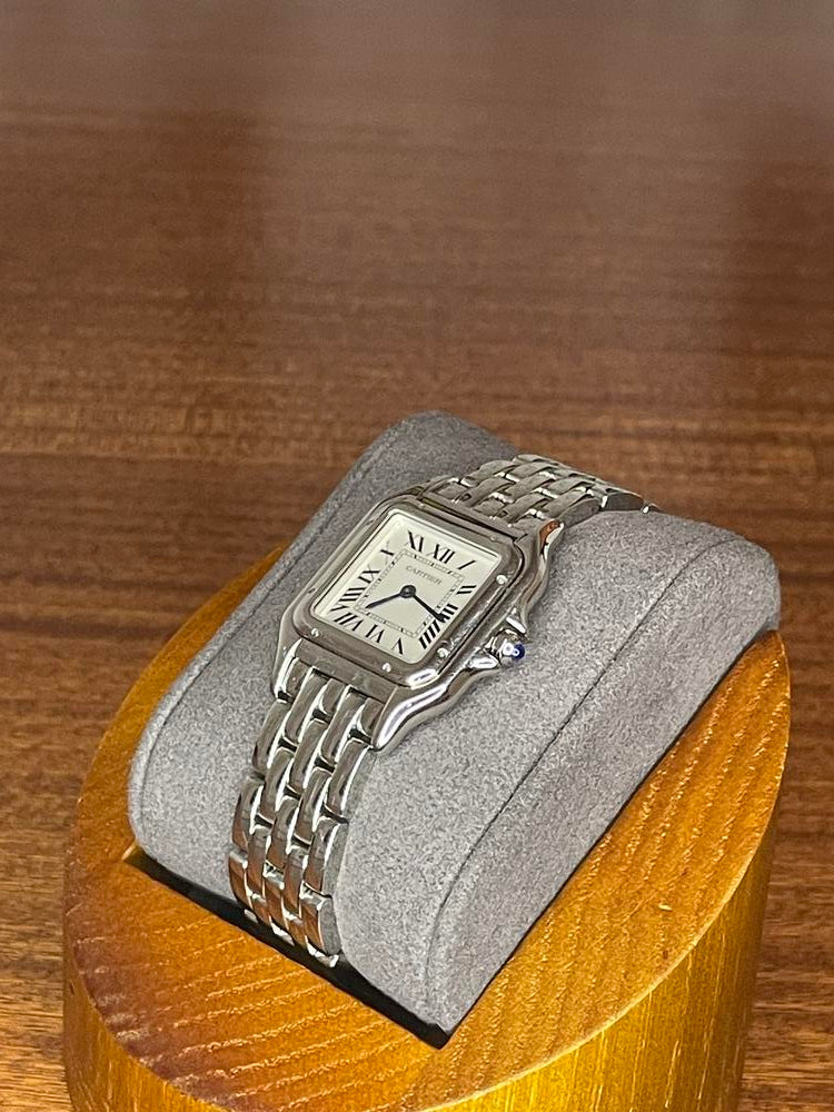 Cartier Panthere Med Size Stainless Steel w/ White Roman Dial 2022