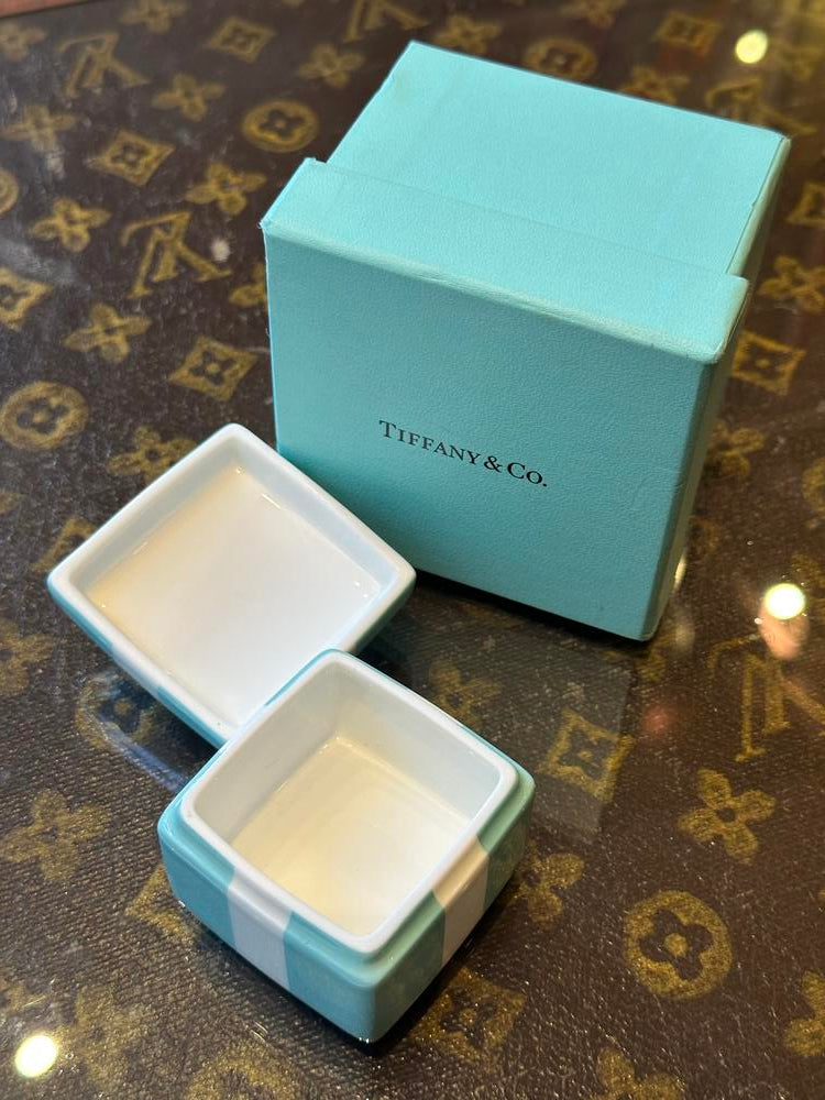 Tiffany & Co. Porcelain Blue Holder Box