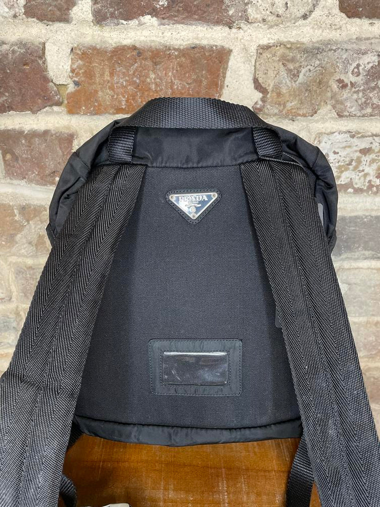 Prada Black Nylon Backpack