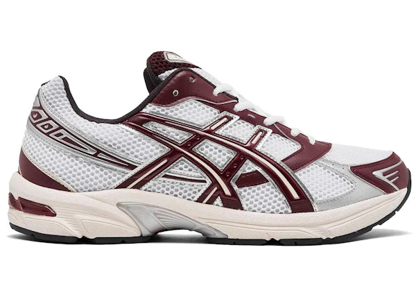 ASICS Gel-1130 White Maroon Banner