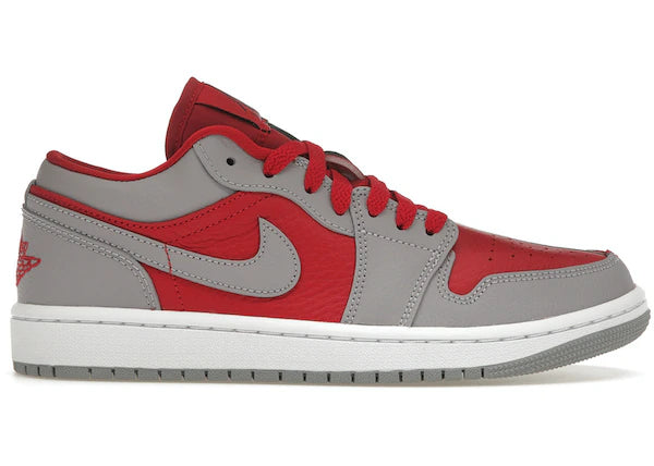 Jordan 1 Low SE Homage Split Gym Red Cement Grey (Women's)