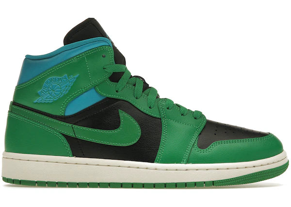 Jordan 1 Mid Lucky Green Aquatone (Women's)