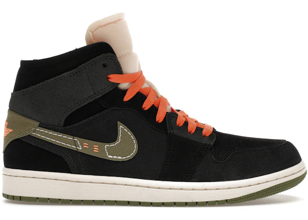 Jordan 1 Mid SE Craft Anthracite Light Olive