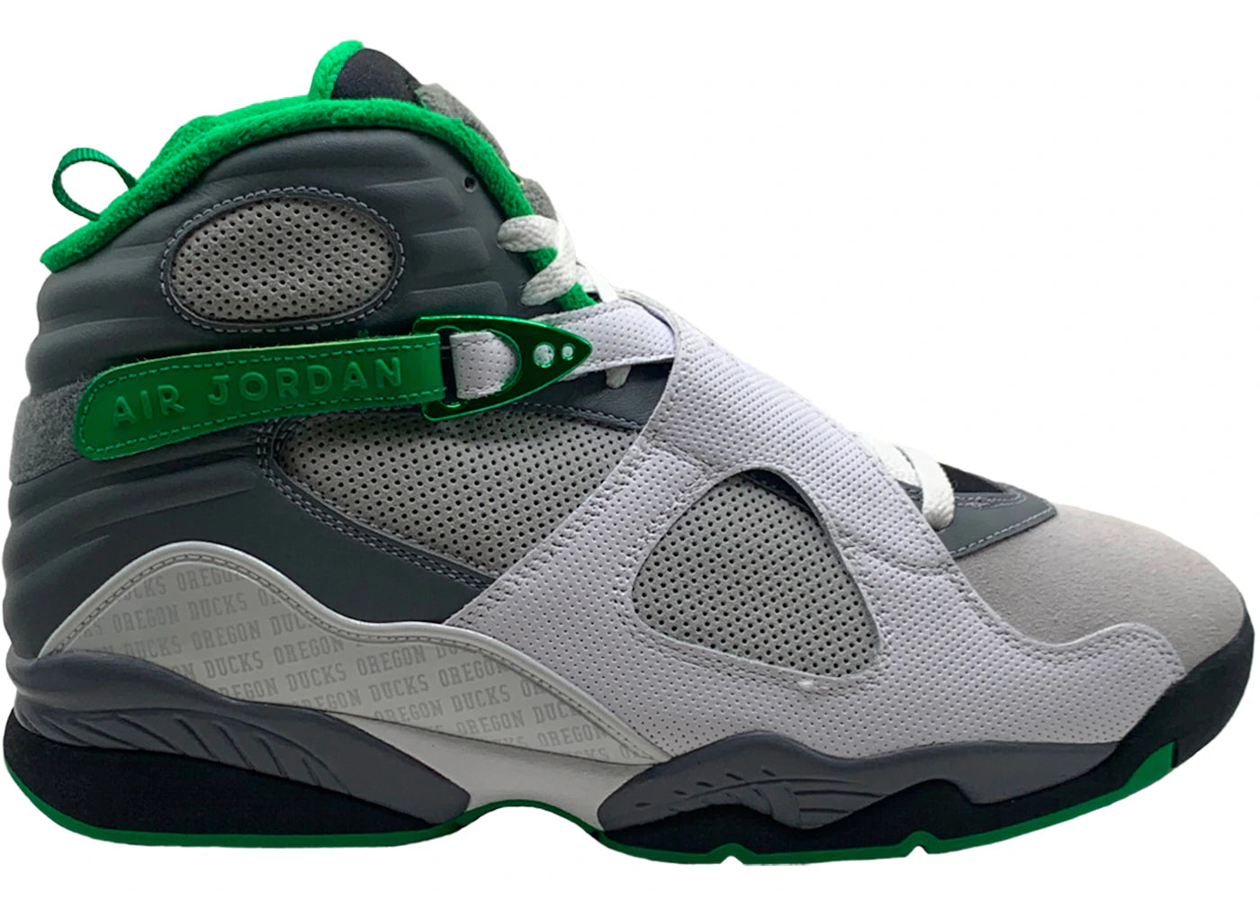 Jordan 8 Retro University of Oregon PE Pure Platinum