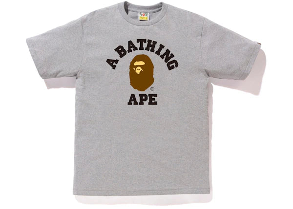 BAPE College Tee Grey