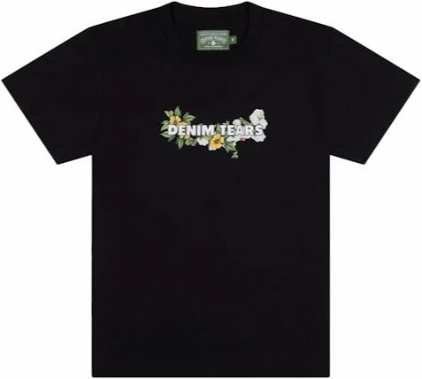 Denim Tears Logo Tee Black