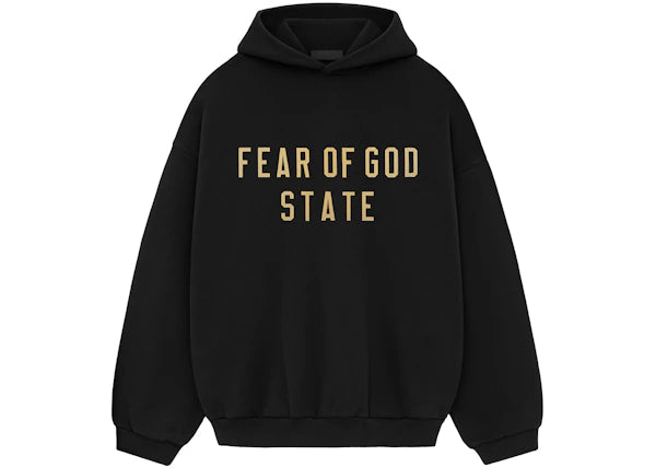 Fear of God Essentials Fleece Hoodie Black