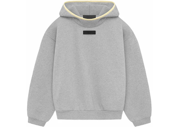 Fear of God Essentials Hoodie Light Heather Grey/Garden Yellow