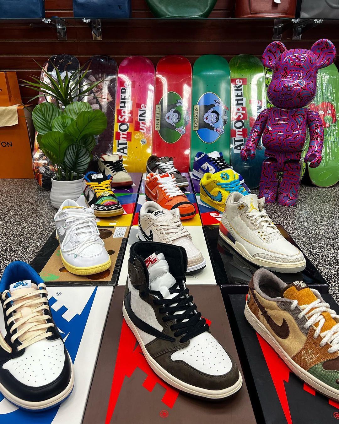 Brand new and Pre owned sneakers available in store tomorrow at