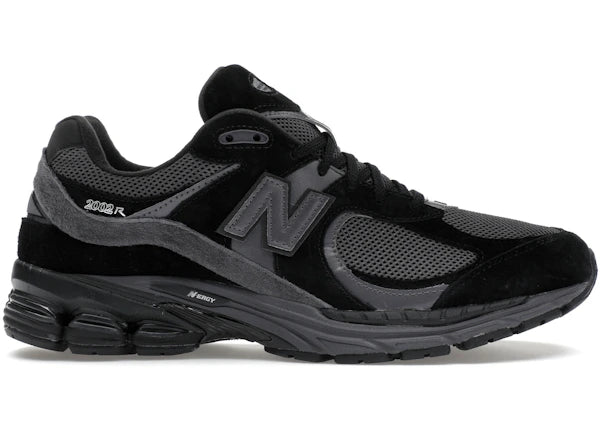 New Balance 2002R Black Dark Grey