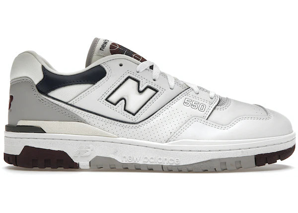 New Balance 550 White Natural Indigo Burgundy