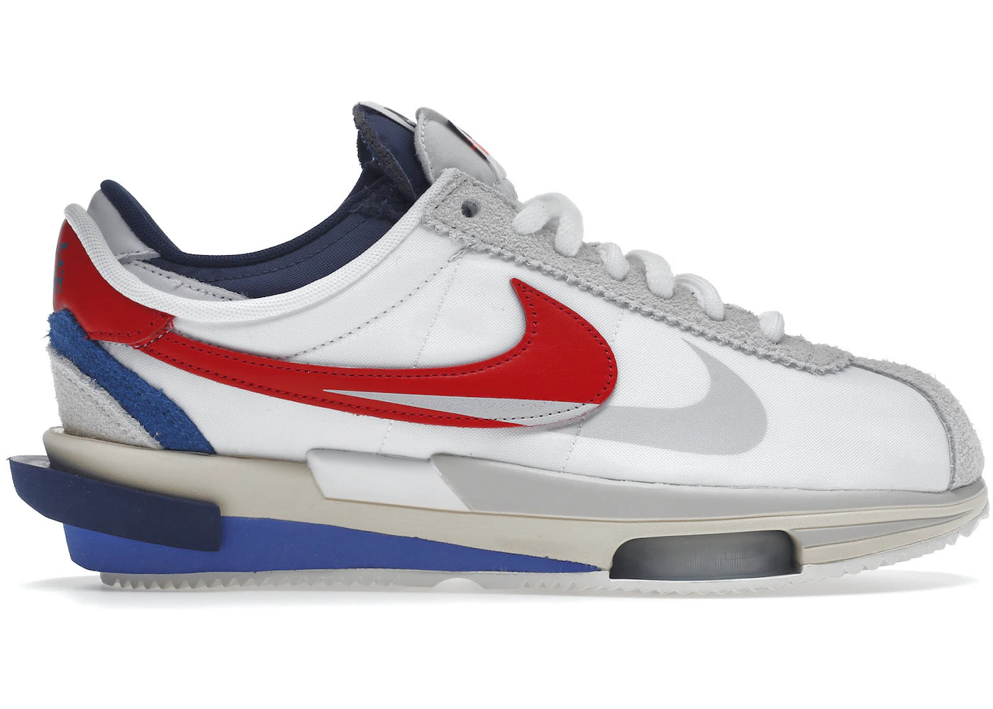 Nike Zoom Cortez SP sacai White University Red Blue