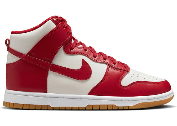 Nike Dunk High Sail Gym Red Gum (Women's)