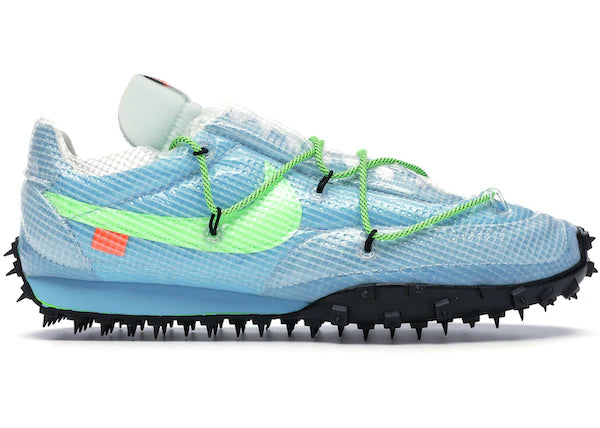 Nike Waffle Racer Off-White Vivid Sky (Women's)