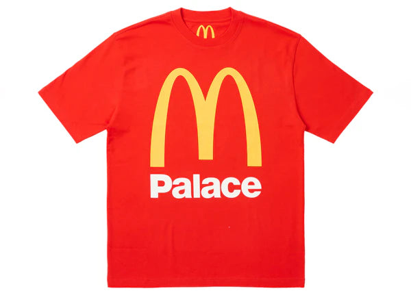 Palace x McDonald's Logo T-shirt Red