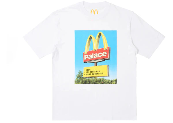 Palace x McDonald's Sign T-shirt White