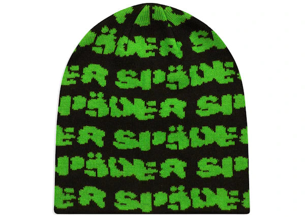 Sp5der Fuzzy Logo Skully Black