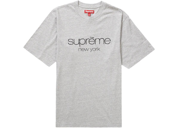 Supreme Classic Logo S/S Top Heather Grey