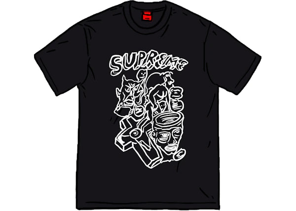 Supreme Daniel Johnston Tee Black