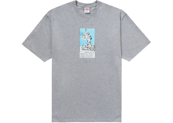 Supreme Liberty Tee Heather Grey